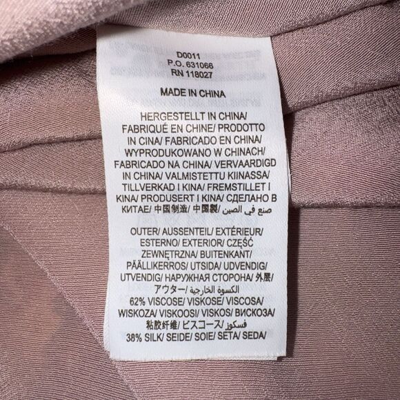 Boden Mariam Silk Maxi Dress Old Rose Intricate Tapestry Modest Church Women 4R - Picture 9 of 11